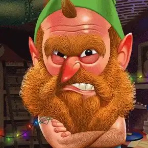 Angry Elf Christmas Miner logo by Gaming Corps Betico Casino