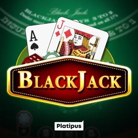 Blackjack slot logo by Platipus at Betico Casino