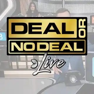 Deal or No Deal Live slot logo by Evolution at Betico Casino