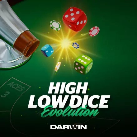 Play the High Low Dice Evolution slot by Darwin Gaming on Betico Casino