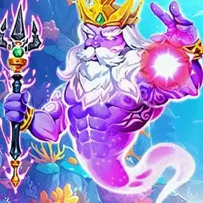 Poseidon's Secret 2 slot logo by KA Gaming at Betico Casino