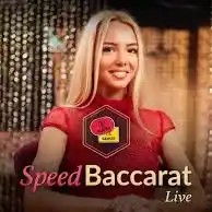 Speed Baccarat A online game logo by Evolution on beticocasino.pt