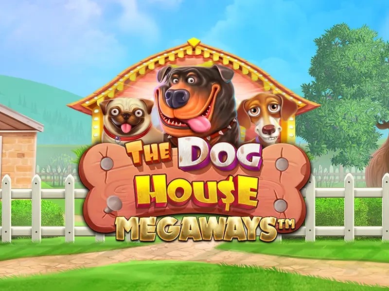 Official Slots logo: The Dog House Megaways by Pragmatic Play at Betico Casino