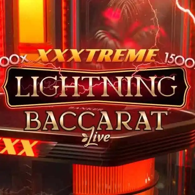 XXXtreme Lightning Baccarat logo by Evolution Betico Casino